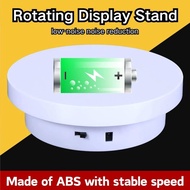 360° Motorized Rotating Display Stand: Auto Slow Spin Turntable for Product Photography Jewelry Craf