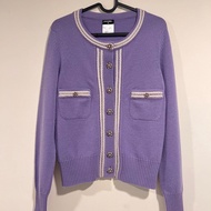 Chanel 紫色針織外套