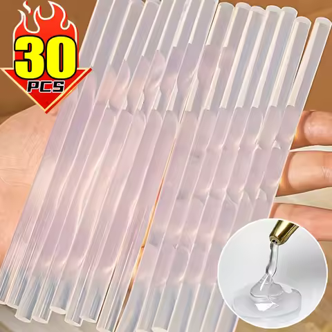 7mm Transparent Hot Melt Glue Sticks for Heat Pistol Gun Electric Glue Gun Glue Stick General Adhesi