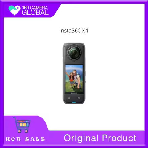 Insta360 X4 Panoramic action camera: 8K 360° Camera,10m Waterproof,AI Editing,FlowState Stabilizatio