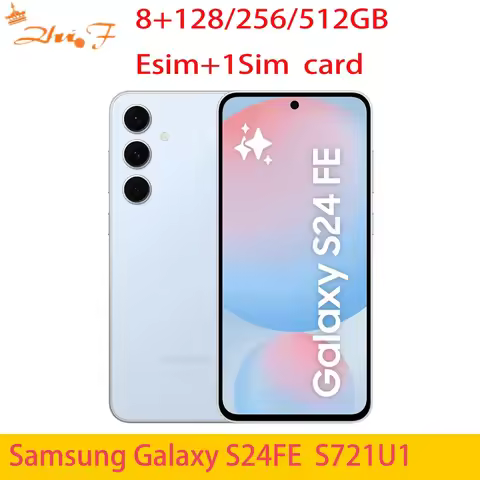 Samsung S24FE s721u1,S721u 8GB RAM, 128/256/512 GB ROM, Exynos 2400e , 6.2 inch, 50MP 4320P, NFC,470