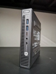 คอมมือสอง Mini PC HP EliteDeks 800 G2 CPU Core i5-6500T ฮาร์ดดิสก์ รุ่นใหม่แบบ SSD  ลงโปรแกรมพื้นฐาน