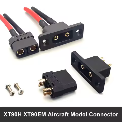 XT90H XT90EM Lithium Battery Connector Line DC 30A/40A 500V Aircraft Model Charging Power Plug Line