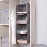 GMZY Hanging Fabric Wardrobe Shelf Closet Wardrobe Storage Box - GM4