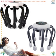 CLEVERHD Eight Claw Massager, Octopus Claw USB Charging Electric Head Massager,  Stress Relief Thera