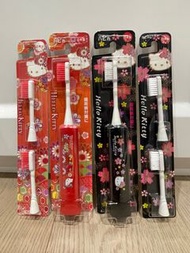 日本製Sanrio Hello Kitty電動牙刷連刷頭兩個set