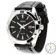 Casio นาฬิกาข้อมือผู้ชาย สายหนัง รุ่น MTP-1308L-1 - Black