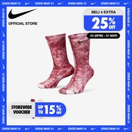 Nike Kaos Kaki Everyday Plus Cushioned Tie Dye Crew (2 Pasang) DM3407