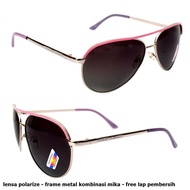 Aviat Polarized Arc black Pink Sports Glasses