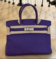 Hermes Birkin 30 Purple epsom 紫色銀扣