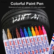 Fstyzx Colorful Permanent Paint Marker Waterproof Markers Tire Tread Rubber Fabric Paint Marker Pens Graffiti Touch Up Paint Pen SG