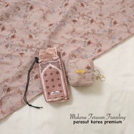 Full Set of Premium 2-in-1 Parachute Prayer Robe + Kashmeer Motif Travel Prayer Rug