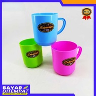(3pcs) Plastic Cups 5182 TANTOS Cappuccino Plastic Cups Plastic Cups/ Tea Cups/ Mugs/Coffee Cups/Dri