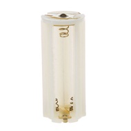 【HFCG MALL】-5Pcs Round 3x 1.5V AAA Battery Holder Case Box Container White