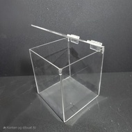 Kf95 mask box - duckbill size 13 x 13 x 15 ACRYLIC Multipurpose ACRYLIC box/