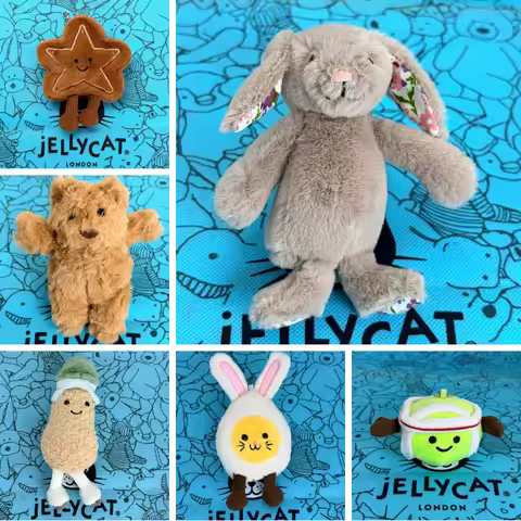 2026Jellycat Plush Bag Charms, Golf-Themed Keychains, Bear Plush Toys, And Bag Charms Shaped Like Ma