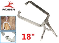 C-Clamp Extra Deep Locking Pliers With Swivel Pads 18" (RT-C18)