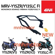 GIVI MONORACK MRV LC135 V8 Rack/Box Carrier Yamaha Y15ZR Y15 LC135 V8 Fi