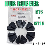 YAMAHA R155 R15 MT15 V3 VVA DAMPER (1SET) REAR SPROCKET HUB RUBBER GETAH SPROCKET BELAKANG // B97-F5