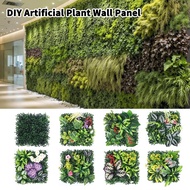 Artificial Plant Wall Panel Durable Lifelike Simulation Maple Plant No Watering Fake Green Grass Mat