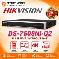 HIKVISION DS-7608NI-Q2 8-ch 1U 4K NVR