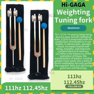 疗愈音叉Tuning Fork < 111hz/112.45hz > Aluminum Alloy 111 Tuning Fork 112.45 Wheel Yoga Tuning Fork Chak