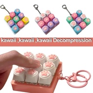 Keyboard Decompression Toys 9 Keys Keyboard Clicker Toy with LED Light Keyboard Fidget Toy Mechanica