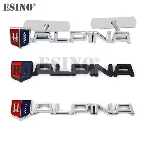 Car Styling 3D Metal Chrome Zinc Alloy Emblem Car Grill Badge Body Trunk Adhesive Emblem Auto Access