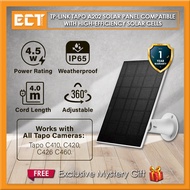 TP-Link Tapo A202 Solar Panel Compatible with Tapo C410 / C420 / C425 / C460 High-Efficiency Solar C