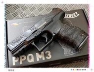 【侵掠者】Walther PPQ M3 瓦斯短槍-黑色-仿真上膛指示-VFC代工-2023年版