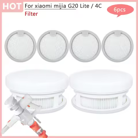 For Xiaomi Mijia G20 Lite / 4C Handheld Vacuum Cleaner Accessories Pre-filter Post-Filter Elements S