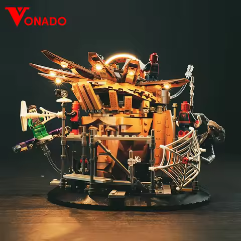 Vonado LED light 76261 set is suitable for Spider Man Final Battle building blocks (only including l
