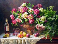 RUOPOTY 60x7 5Cm Sơn Theo Số Unframe Tranh Trang Trí Hoa DIY Coloring By Numbers Nhà Giấy Đề-can Dán