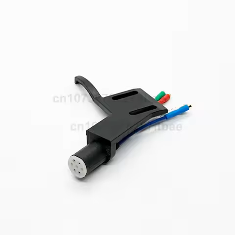 DC Standard 7 Hole Head Shell Straight Arm OFC Lead Wire For Philips Onkyo Marantz Denon LP Vinyl Re