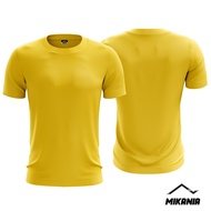 Plain Microfiber Jersey T-Shirt Yellow | Jersi T-shirt Microfiber Kosong Kuning (UNISEX)