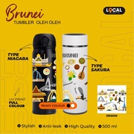 Tumbler drinking bottle, cool souvenir from BRUNEI DARUSSALAM - Local Print