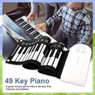 (GYIT) Piano Plegable 49 Keys Electric Piano Keyboard 49 Keys Portable Electronic Piano Portable Key