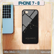 3D glass case for iPhone 7/8 zodiac signs