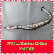 KALIBER 3V3 RX KING STAINLESS RACING EXHAUST