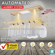 【In stock】Automated Laundry Rack Smart Laundry System Clothes Drying Rack 5 Years Warranty + Standard Installation KGCJ