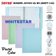 Binder note joyko loose leaf file/ size B5 size/ - pastel color color
