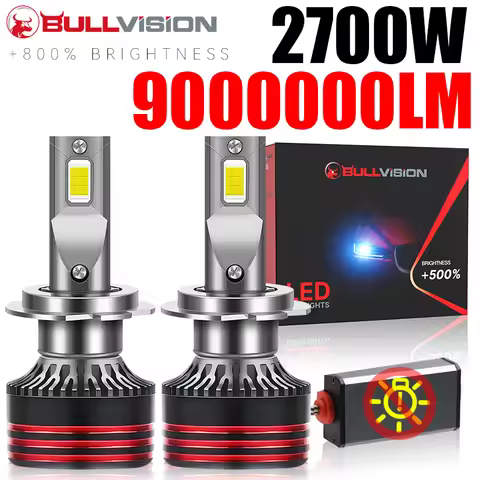 Bullvision M8PRO H7 Led H4 H3 H1 2700W 9000000LM H8 H11 9005 HB3 9006 HB4 9012 HIR2 H9 Canbus 9054 C