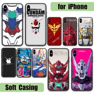 Casing Cover iPhone 12 12MIni 12 Pro Max XR 49hx7 Gundam Fashion Luxury Phone Case Soft Protective Cover