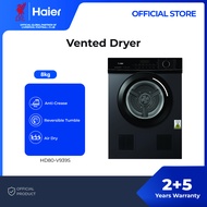 [FREE SHIPPING / READY STOCK] Haier 7KG/8KG Dryer /Reversible Vented /Knob Control/ Sensor Dry - HDV