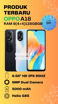 OPPO A18 RAM 8GB/128GB (4GB+4GB EXTEND/128GB) GARANSI RESMI