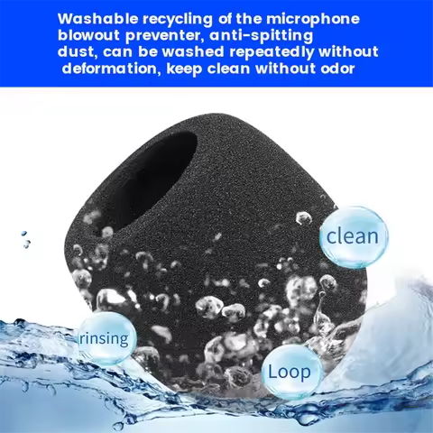 2Pcs Windscreen Cover Microphone Windproof Windshield Filter Foam for JBL KMC500 KMC600 Mini Foam Co