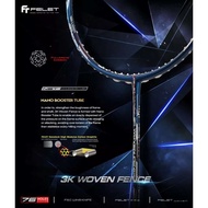 FELET 3K WOVEN FENCE BADMINTON RACKET - FREE STRING + GRIP + SHIRT + SOCKS
