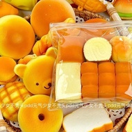 , Slow Rebound Pinch Toy Bread Toast Chocolate Pie Pineapple Bun Small Slow Simulation Food Hot Model Squishy