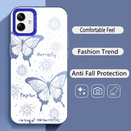 For Samsung  Galaxy A04E-Samsung  A04E 4G-Samsung  A04 4G,Fireworks butterfly,high-quality matte ant