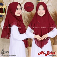 Khimar Azzura by Al Bilal COLLECTION ceruty babydoll 2 layers